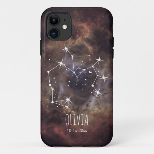 Coques Case-Mate iPhone Personalized Cosmic Nebula Constellation Galaxy (Dos)
