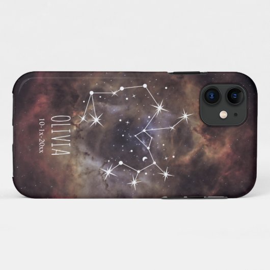 Coques Case-Mate iPhone Personalized Cosmic Nebula Constellation Galaxy (Dos (Horizontal))