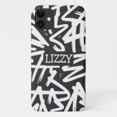Coques Case-Mate iPhone Personalized Graffiti Name Pattern — Custom Urban (Dos)