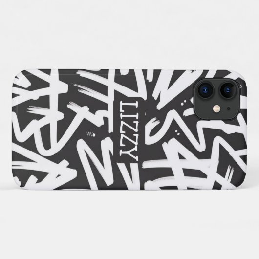 Coques Case-Mate iPhone Personalized Graffiti Name Pattern — Custom Urban (Dos (Horizontal))
