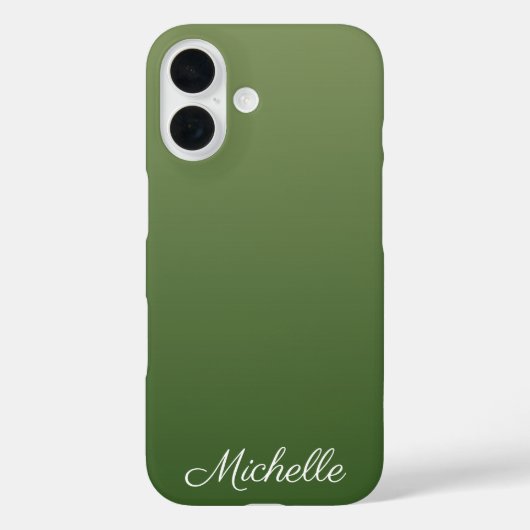 Coques Case-Mate iPhone Personalized green (Verso)