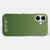 Coques Case-Mate iPhone Personalized green (Verso (horizontal))