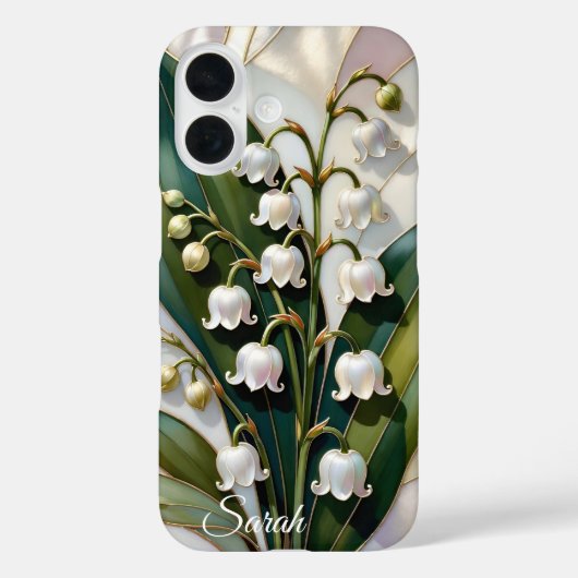 Coques Case-Mate iPhone Personalized Lily of the Valley Phone Case (Verso)