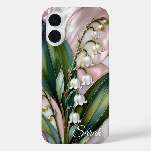 Coques Case-Mate iPhone Personalized Lily of the Valley Phone Case (Verso)
