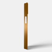 Coques Case-Mate iPhone Personalized Metallic Radial Gold Texture (Verso / Droite)