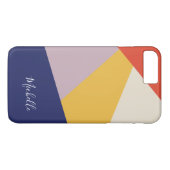 Coques Case-Mate iPhone Personalized Modern Geometric Triangles (Dos (Horizontal))