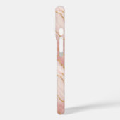 Coques Case-Mate iPhone Personalized Modern Rose Quartz Marble Gold (Verso / Gauche)