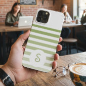 Coques Case-Mate iPhone Personalized Monogram Minimal Striped Modern Desig