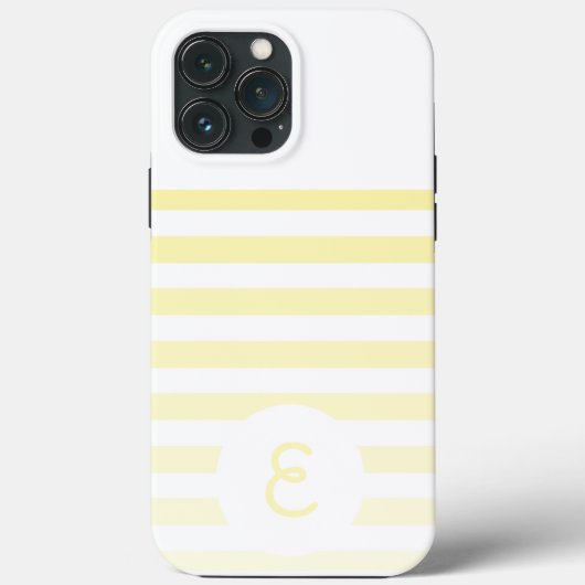Coques Case-Mate iPhone Personalized Monogram Minimal Striped Modern Desig (Verso)