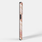 Coques Case-Mate iPhone Personalized Monogram Rose Quartz Gold (Verso / Droite)