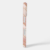 Coques Case-Mate iPhone Personalized Monogram Rose Quartz Gold (Verso / Droite)