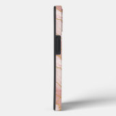 Coques Case-Mate iPhone Personalized Monogram Rose Quartz Gold (Verso / Droite)
