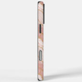 Coques Case-Mate iPhone Personalized Monogram Rose Quartz Gold (Verso / Droite)