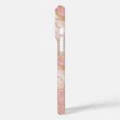 Coques Case-Mate iPhone Personalized Monogram Rose Quartz Gold (Verso / Gauche)