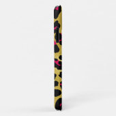 Coques Case-Mate iPhone Personalized Name Chic Gold Glitter Black Leopard  (Dos/Droite)