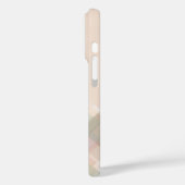 Coques Case-Mate iPhone Personalized Name Pastel Plaid Peach Green Pretty  (Verso / Gauche)