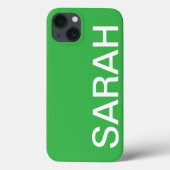 Coques Case-Mate iPhone Personalized Name Simple Stylish Modern Minimal (Verso)