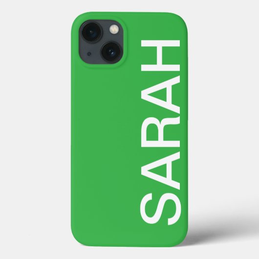Coques Case-Mate iPhone Personalized Name Simple Stylish Modern Minimal (Verso)