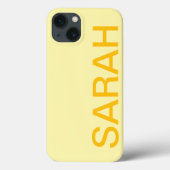 Coques Case-Mate iPhone Personalized Name Simple Stylish Modern Minimal (Verso)