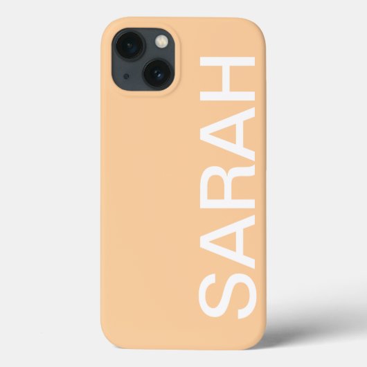 Coques Case-Mate iPhone Personalized Name Simple Stylish Modern Minimal (Verso)