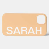 Coques Case-Mate iPhone Personalized Name Simple Stylish Modern Minimal (Verso (horizontal))