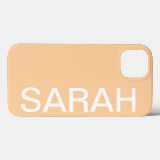 Coques Case-Mate iPhone Personalized Name Simple Stylish Modern Minimal (Verso (horizontal))