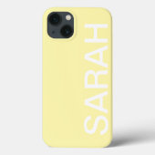 Coques Case-Mate iPhone Personalized Name Simple Stylish Modern Minimal (Verso)