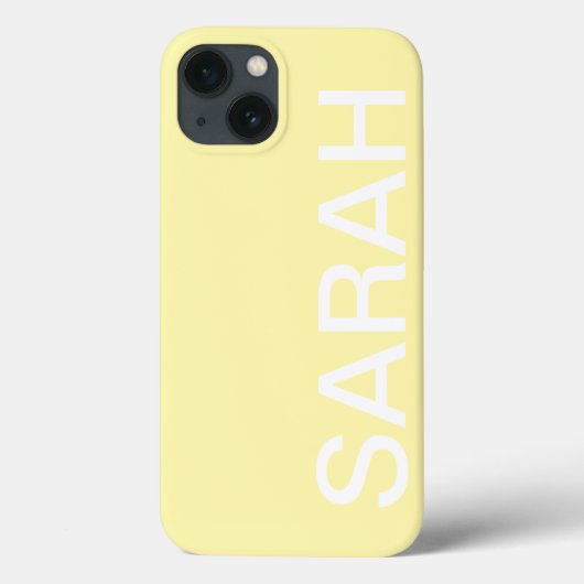 Coques Case-Mate iPhone Personalized Name Simple Stylish Modern Minimal (Verso)