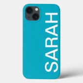 Coques Case-Mate iPhone Personalized Name Simple Stylish Modern Minimal (Verso)