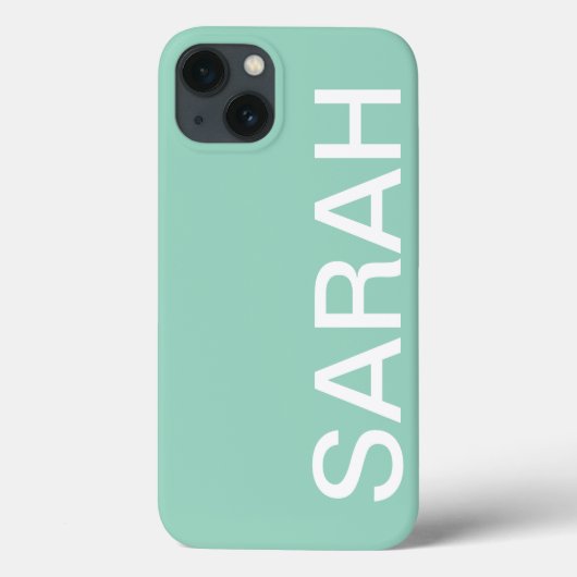 Coques Case-Mate iPhone Personalized Name Simple Stylish Modern Minimal (Verso)