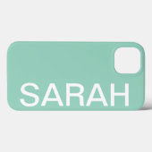 Coques Case-Mate iPhone Personalized Name Simple Stylish Modern Minimal (Verso (horizontal))