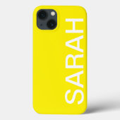 Coques Case-Mate iPhone Personalized Name Simple Stylish Modern Minimal (Verso)