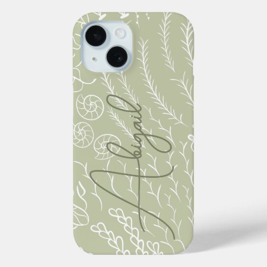 Coques Case-Mate iPhone Personalized Ocean Coral Reef Beachy (Verso)