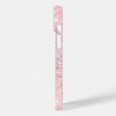 Coques Case-Mate iPhone Personalized pastel pink blue glitter (Verso / Gauche)