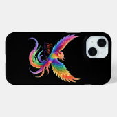 Coques Case-Mate iPhone Personalized Rainbow Phoenix Name Birthdate Gift (Verso (horizontal))