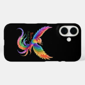 Coques Case-Mate iPhone Personalized Rainbow Phoenix Name Birthdate Gift (Verso (horizontal))