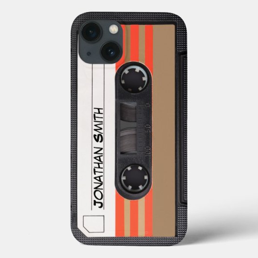 Coques Case-Mate iPhone Personalized Retro Casette 80's (Verso)