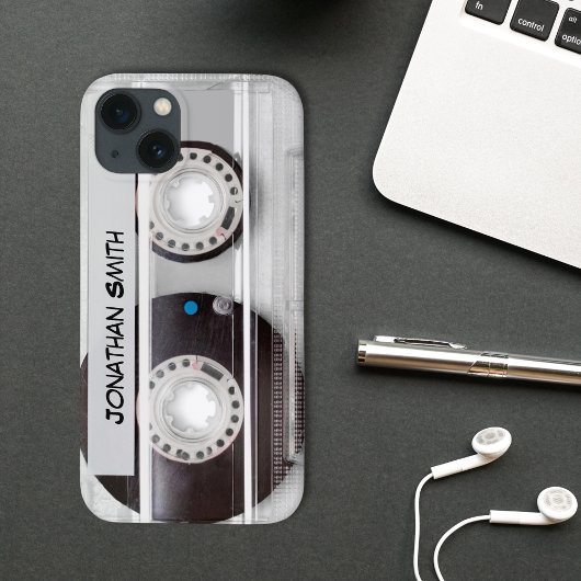 Coques Case-Mate iPhone Personalized Retro Casette 80's