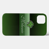Coques Case-Mate iPhone Personalized Shamrock Gem iPhone 13 Case (Verso (horizontal))