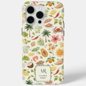 Coques Case-Mate iPhone Personalized Summer Watercolor Monogram (Verso)