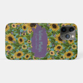 Coques Case-Mate iPhone Personalized "Sunflower Rapture"  (Dos (Horizontal))