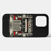 Coques Case-Mate iPhone Personalized Trucking 18 Wheeler BIG Trucker (Verso (horizontal))