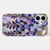 Coques Case-Mate iPhone Personalized Wisteria Floral Phone Case (Verso (horizontal))