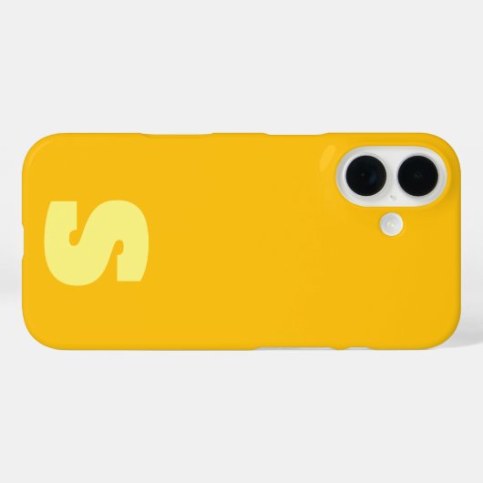 Coques Case-Mate iPhone Personalized yellow iPhone / iPad case (Verso (horizontal))