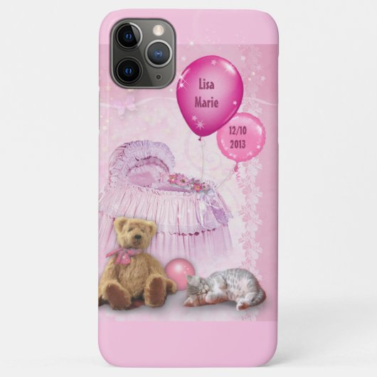 Coques Case-Mate iPhone (Personnalisable) Bébé fille (Dos)
