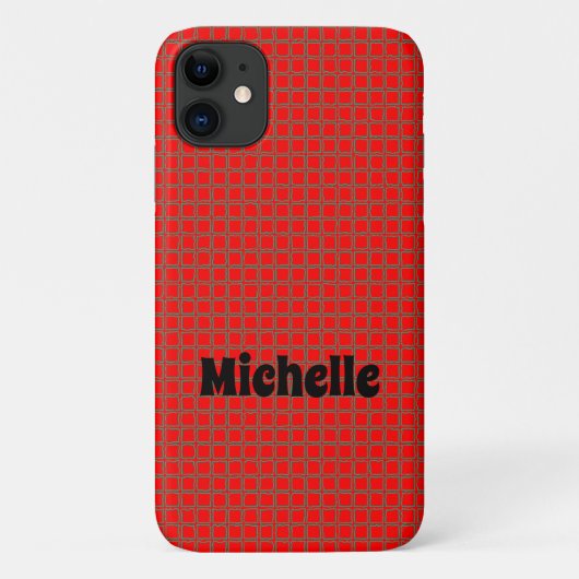 Coques Case-Mate iPhone Personnalisable - Cool Hot Red Unique Motif (Dos)