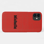 Coques Case-Mate iPhone Personnalisable - Cool Hot Red Unique Motif (Dos (Horizontal))