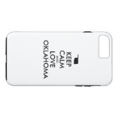 Coques Case-Mate iPhone Personnalisable KEEP CALM et LOVE OKLAHOMA (Dos (Horizontal))