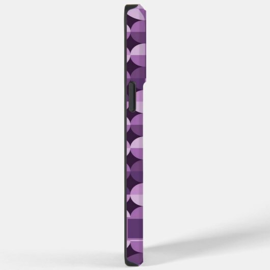 Coques Case-Mate iPhone Personnalisable Lumière claire Violet foncé géomét (Verso / Droite)