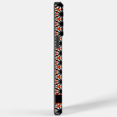 Coques Case-Mate iPhone Personnalisable noir rouge blanc géométrique (Verso / Droite)